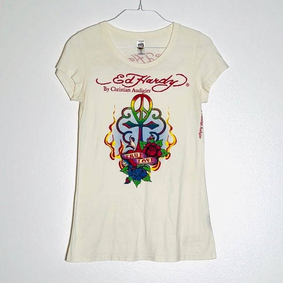 Ed Hardy Tops - Ed Hardy Women’s Vintage Tee